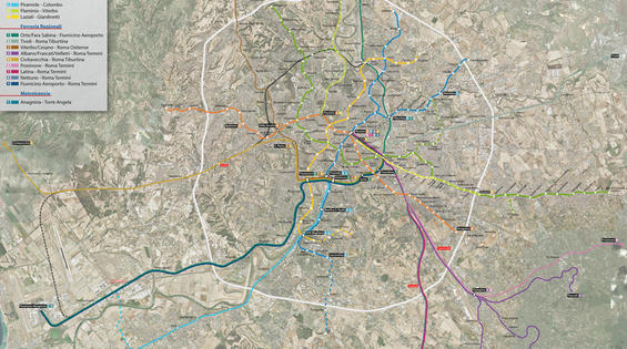 mappa della metropolitana futura, mxr, 2011 