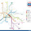 mappa schematica dei progetti per la metropolitana di roma, mxr, 2011